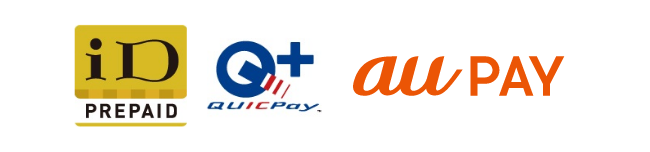iD QUICPay auPAY walletQR