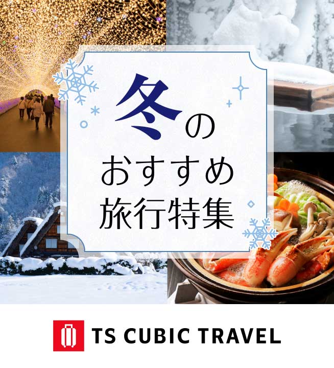 冬のおすすめ旅行特集 TS CUBIC TRACEL 